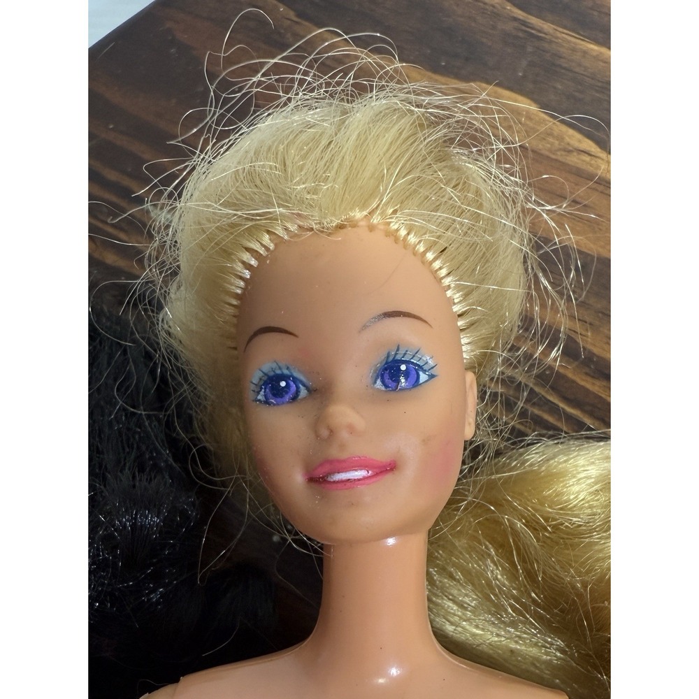 Barbie Dolls Blonde Nude Lot Of 6 With Younger Barbie - Picture 1 of 11